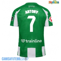 Camisa de time de futebol Real Betis Antony #7 Replicas 1º Equipamento 2025-26 Manga Curta